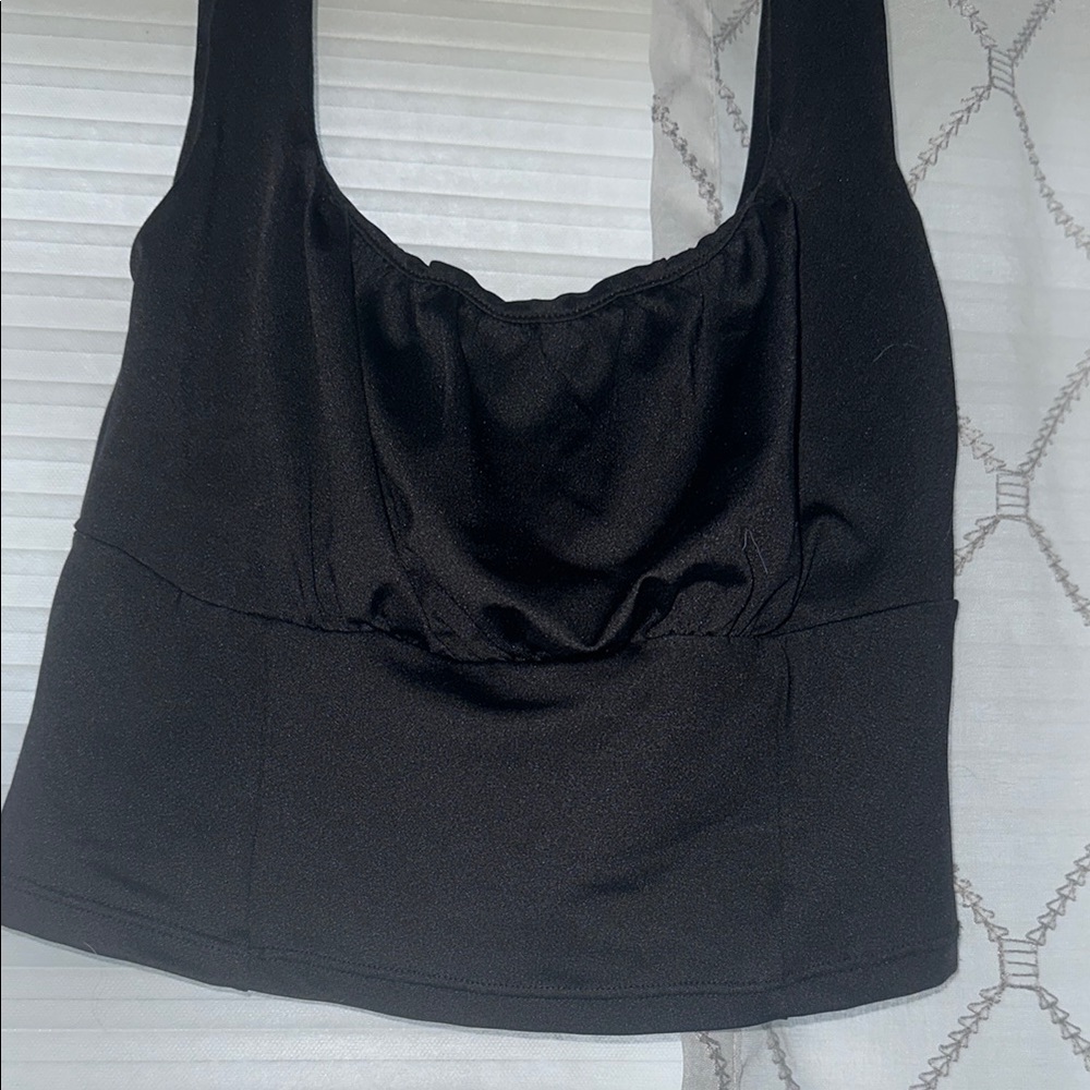 Black Crop Top